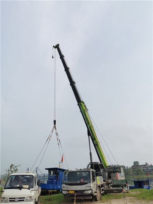 临猗县桥梁建设吊装案例